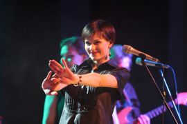 Jurga koncerte (M.P.3 archyvo nuotr.)
