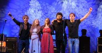 Folkroko grupė „Žalvarinis“ (M.P.3 nuotr.).