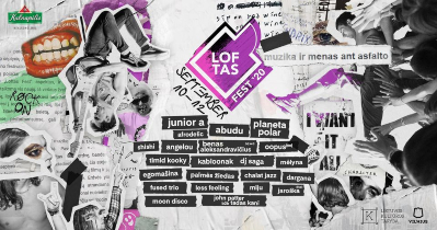 Festivalio „Loftas Fest“ plakatas