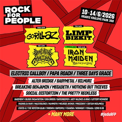 „Gorillaz“ ir „Limp Bizkit“ birželį atvyksta į „Rock for People“!