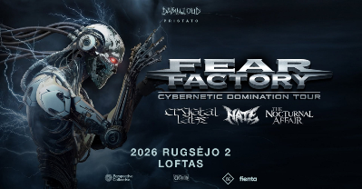 RENGINIO RECENZIJA | Tarpkontinentinis grupių desantas Vilniuje: „The Nocturnal Affair“, „Hate“, „Crystal Lake“ ir „Fear Factory“