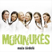Naujojo "Mokinukių" albumo "Maža širdelė" viršelis. ["Bombonešis"]