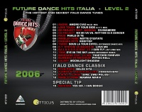 Rinkinio „Future dance hits Italia – level 2”, kuriame yra įtraukta Andre Zappa daina “Amore ciao”, viršelis. ["Zet Records"]